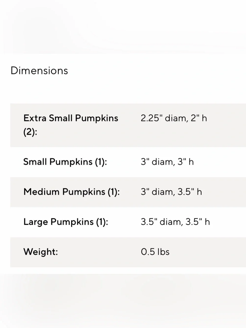 Pottery Barn Orange Mini Pumpkin Assortment